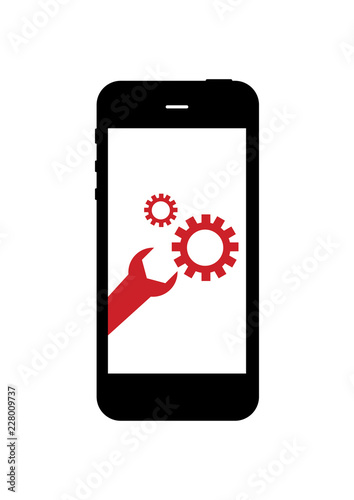 Repair phone icon. Vector EPS10.