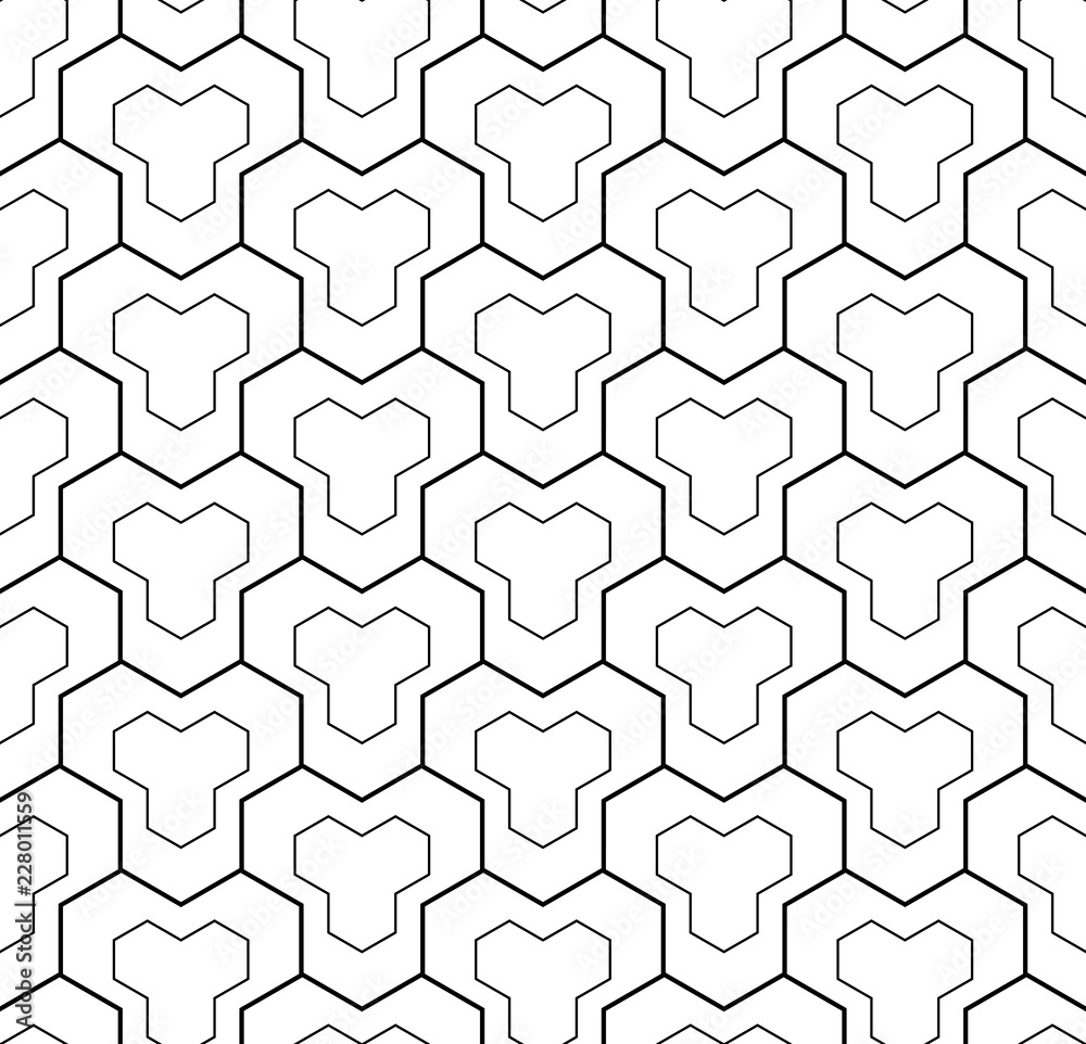 Seamless  polygonal pattern. Geometric texture.