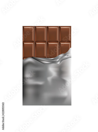 Chocolate bar. vector illustration