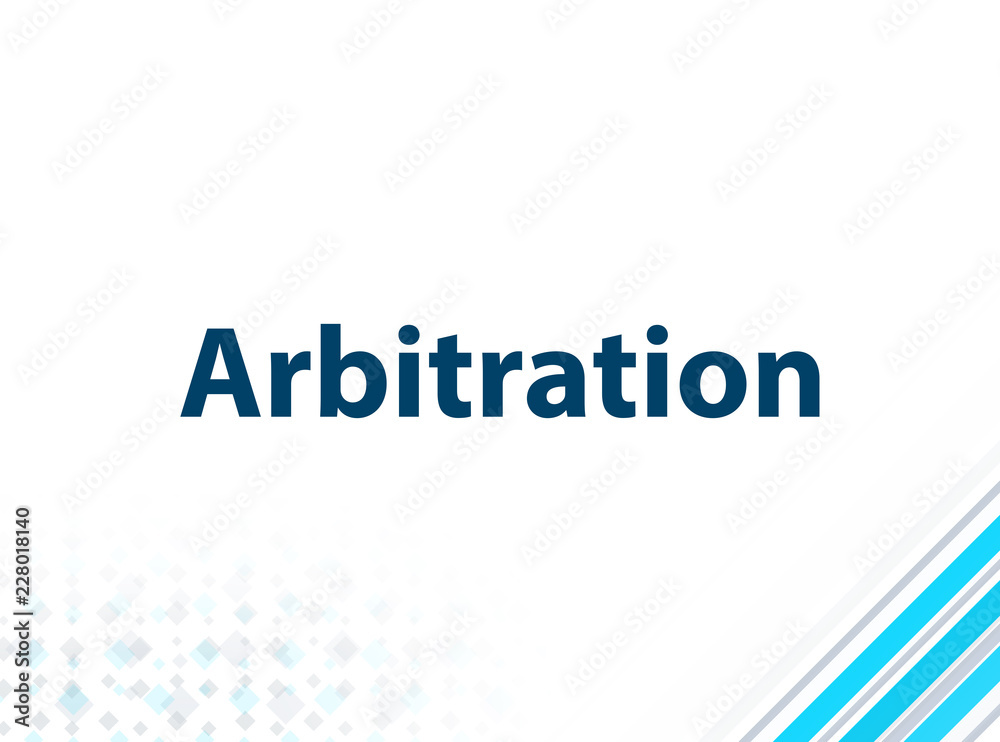 Arbitration Modern Flat Design Blue Abstract Background