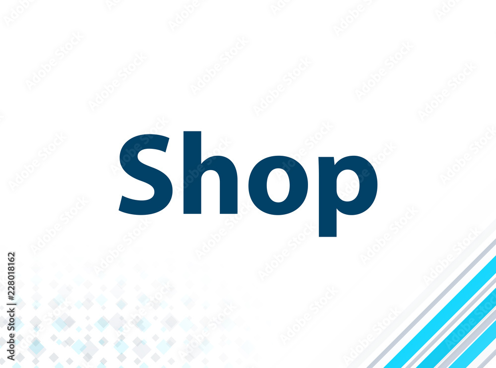 Shop Modern Flat Design Blue Abstract Background Shop Modern Flat Design Blue Abstract Background