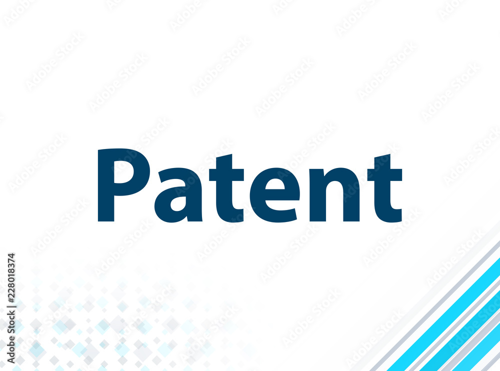 Patent Modern Flat Design Blue Abstract Background