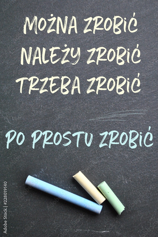 Można zrobić czy trzeba zrobić