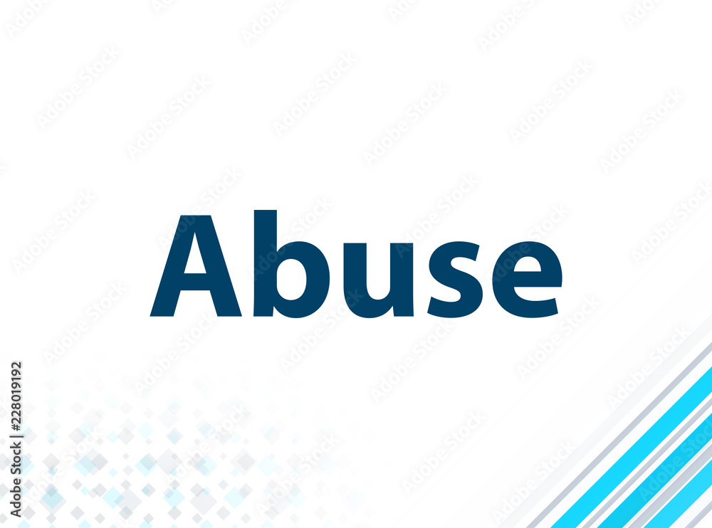 Abuse Modern Flat Design Blue Abstract Background