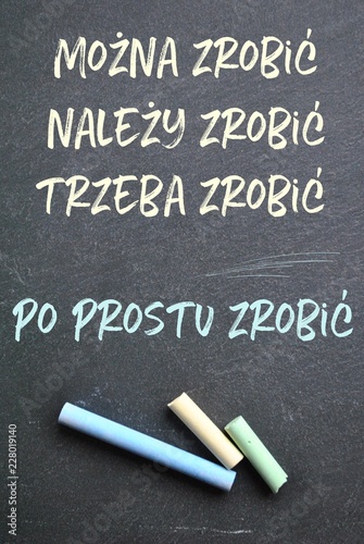 Można zrobić czy trzeba zrobić