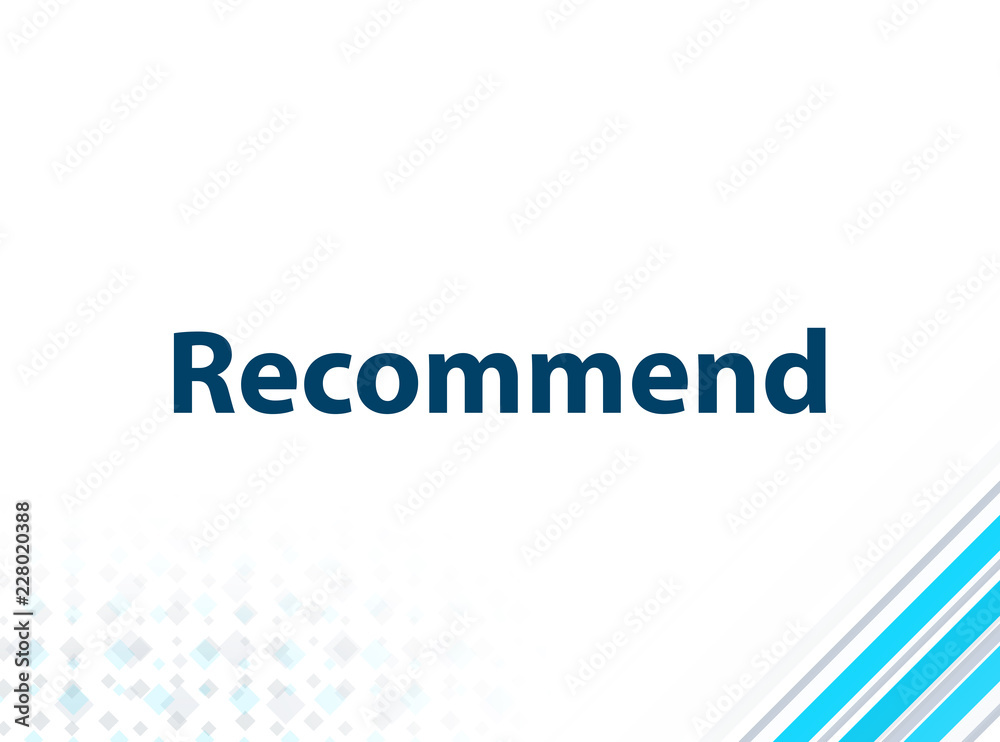 Recommend Modern Flat Design Blue Abstract Background