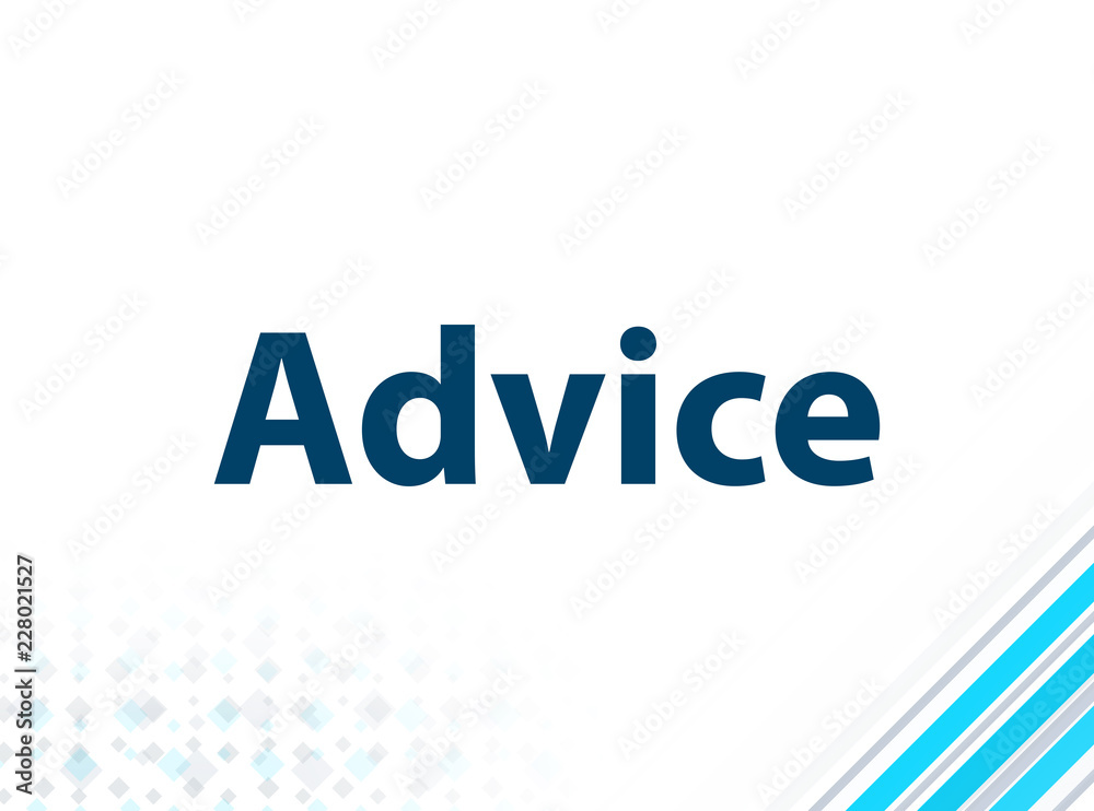 Advice Modern Flat Design Blue Abstract Background Advice Modern Flat Design Blue Abstract Background