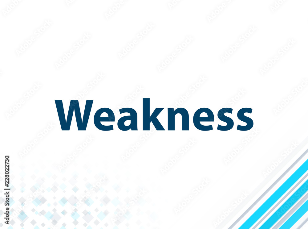 Weakness Modern Flat Design Blue Abstract Background