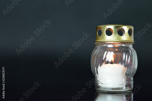 All Saints Day candle