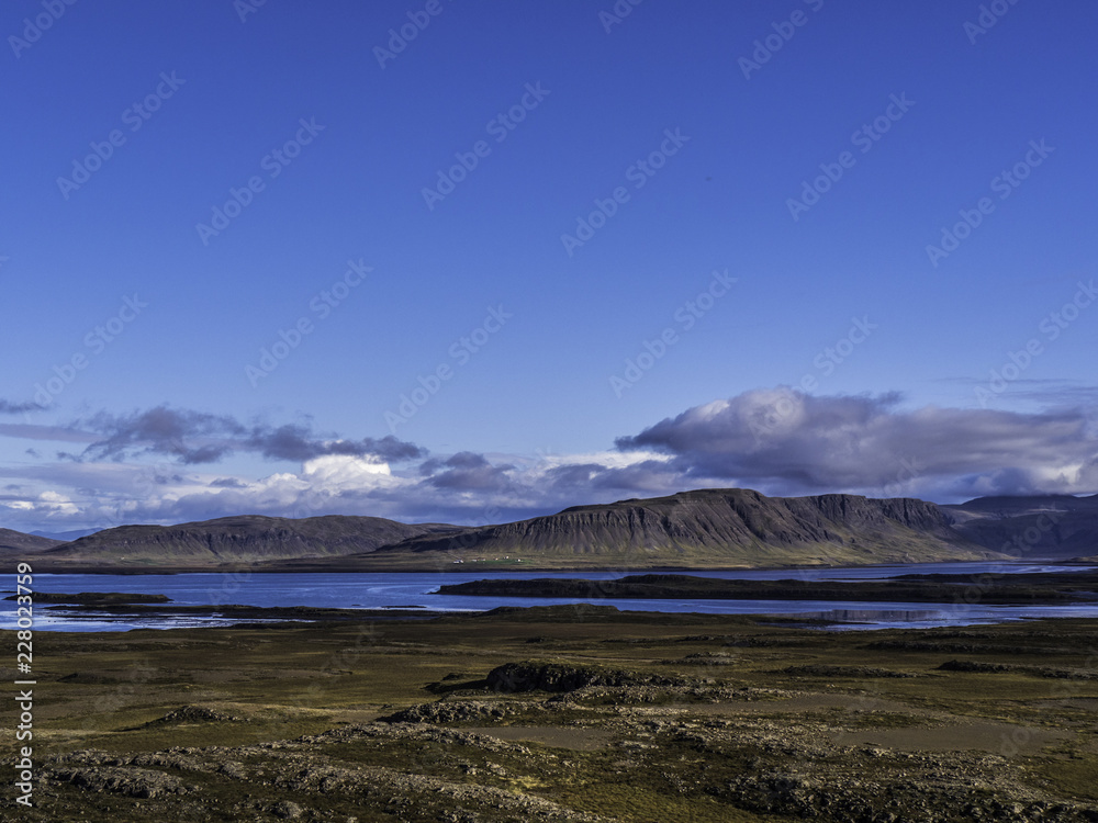 Scenic view of Helgafellssveit in Eastern Iceland