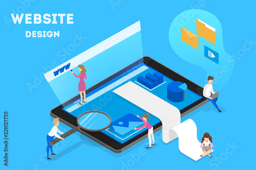 Making responsive web design and site development.