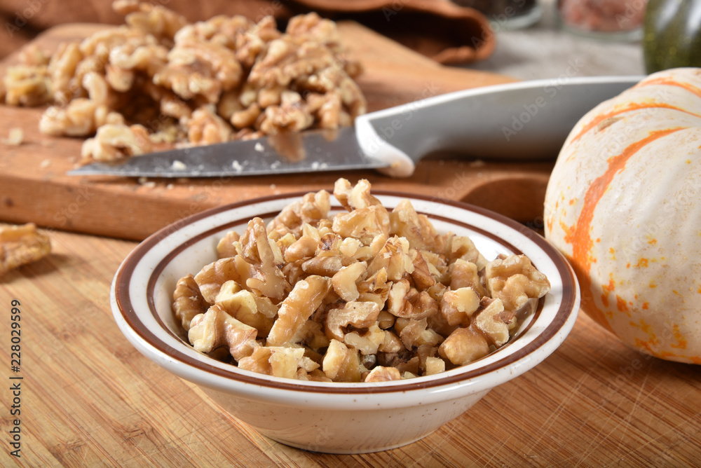 chopped walnuts chopped walnuts