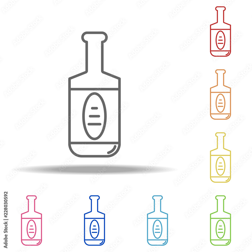 bottle of tequila icon. Elements of Alcohol drink in multi colored icons. Simple icon for websites, web design, mobile app, info graphics bottle of tequila icon. Elements of Alcohol drink in multi colored icons. Simple icon for websites, web design, mobile app, info graphics