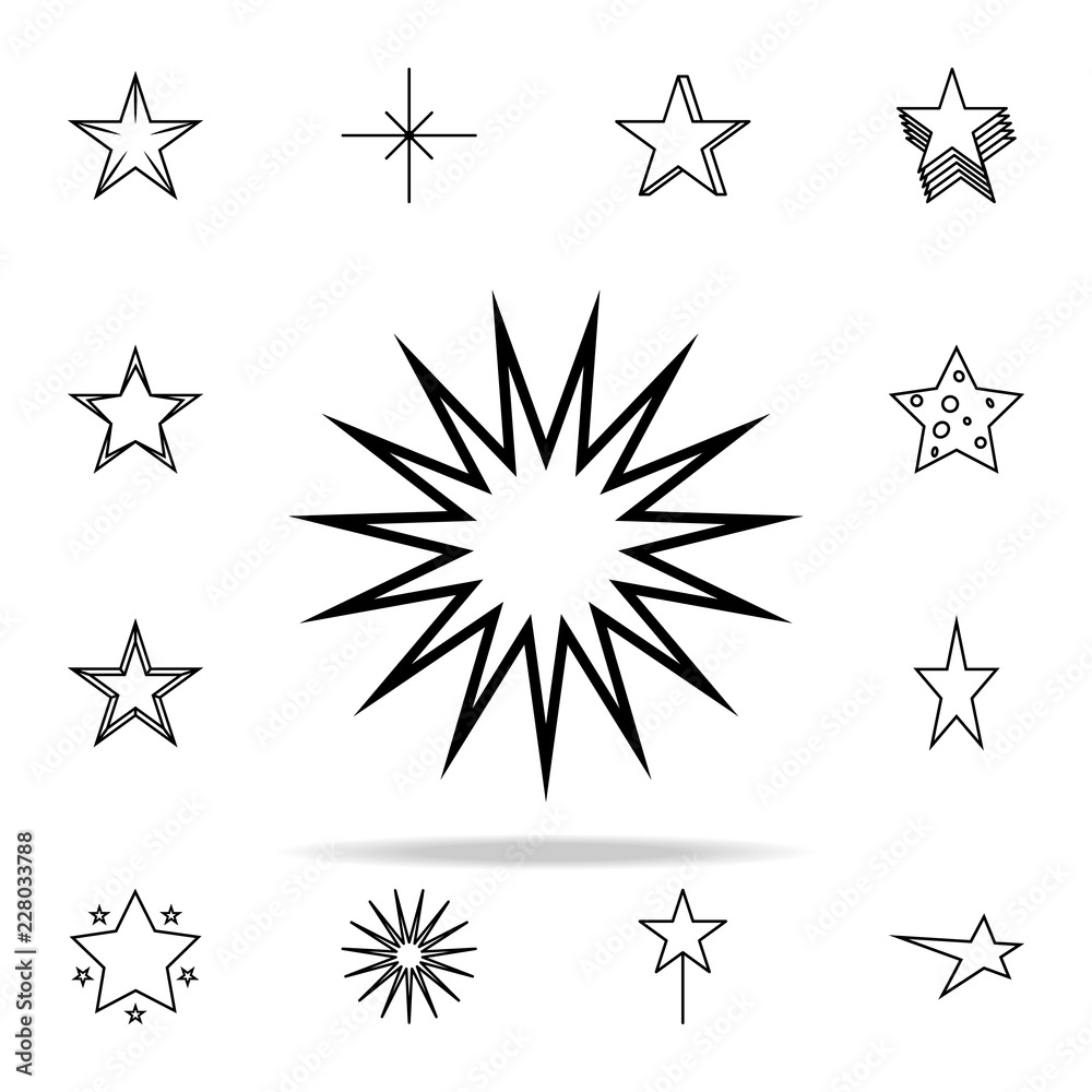 star line icon. Web icons universal set for web and mobile star line icon. Web icons universal set for web and mobile
