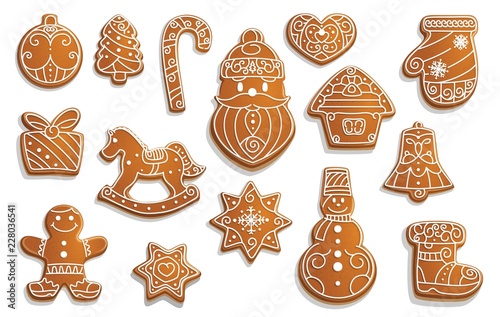 Gingerbread cookies, Christmas holiday food