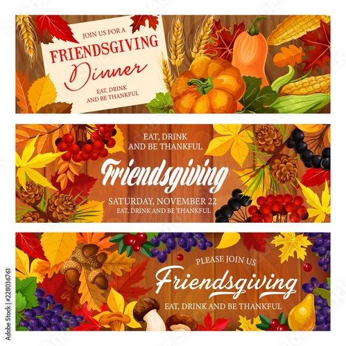 Thanksgiving Day and Friendsgiving potluck