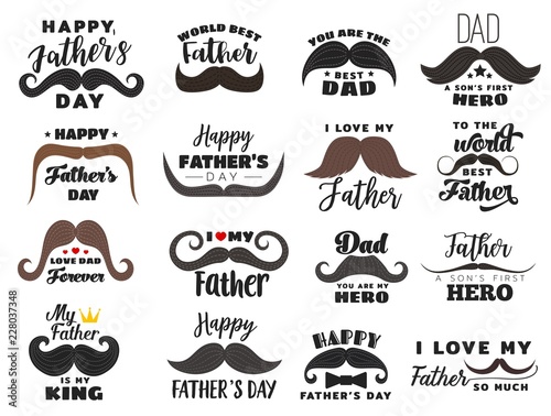 Holiday icons, Fathers day celebration