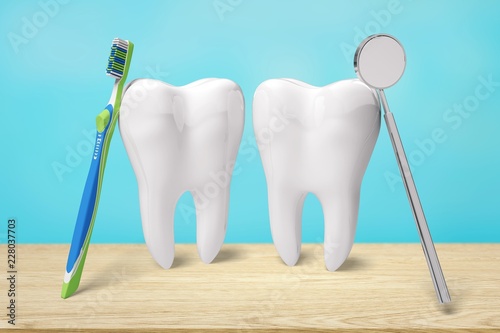 Dentist human teeth toothbrush dental hygiene white