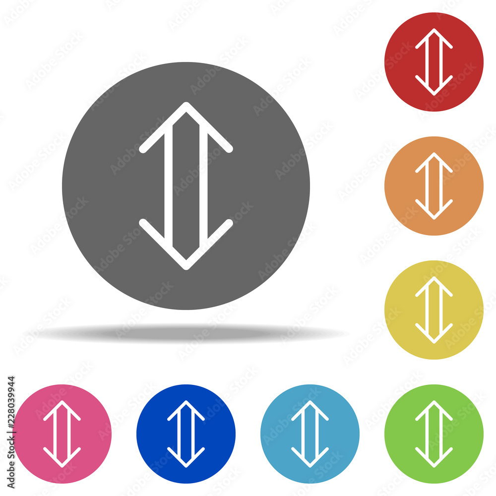 arrows of different directions icon. Elements of web in multi color style icons. Simple icon for websites, web design, mobile app, info graphics arrows of different directions icon. Elements of web in multi color style icons. Simple icon for websites, web design, mobile app, info graphics