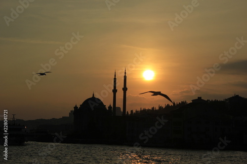Ortakoy Mosque, The Great Mecidiye Mosque in İstanbul, Turkey