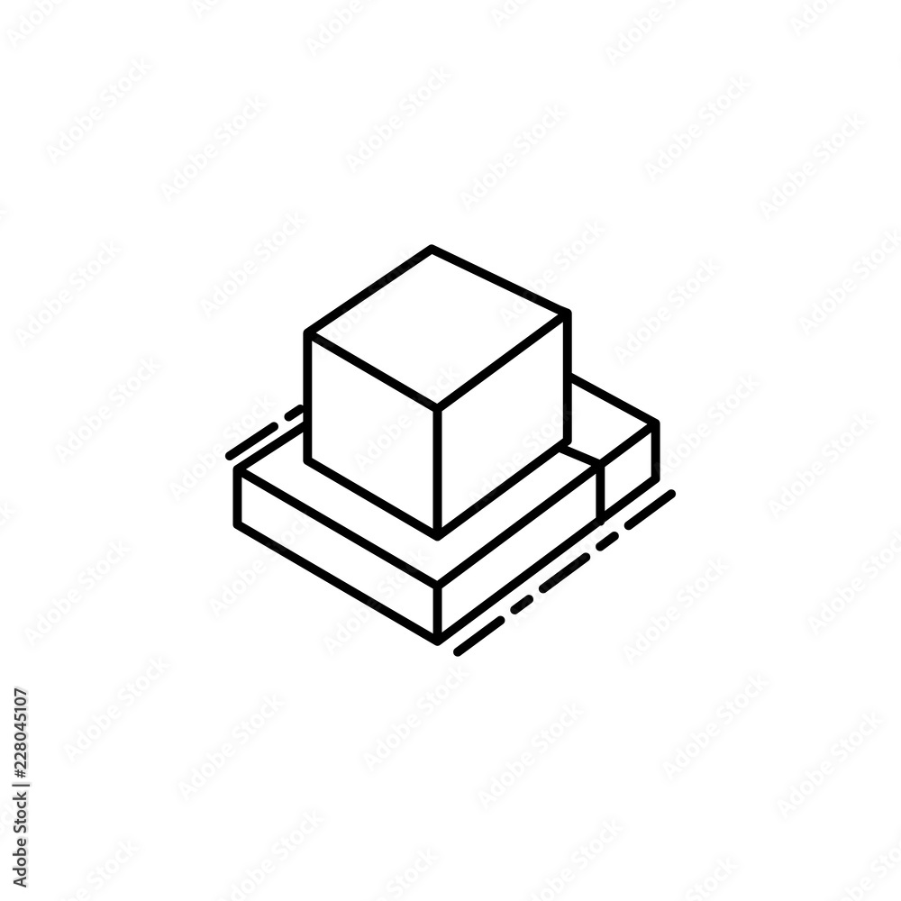 Tefillin icon. Element of Jewish icon for mobile concept and web apps. Thin line Tefillin icon can be used for web and mobile