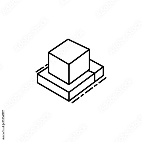 Tefillin icon. Element of Jewish icon for mobile concept and web apps. Thin line Tefillin icon can be used for web and mobile