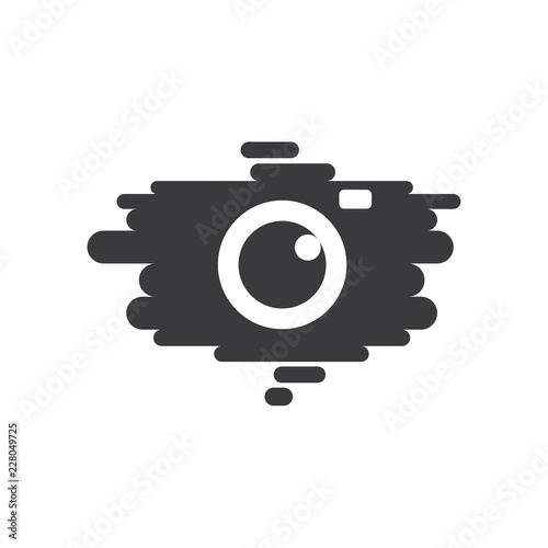 photography camera logo template design