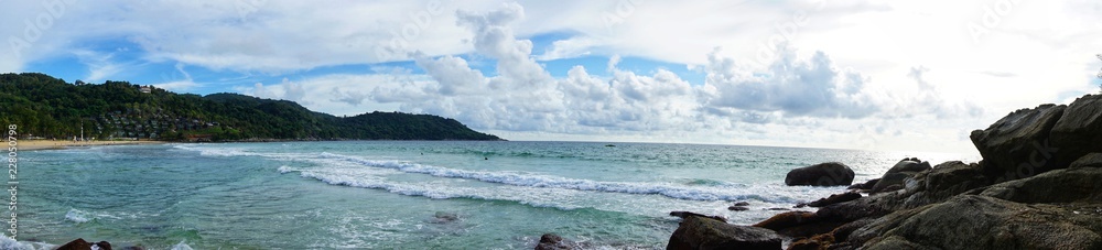 Panorama of Kata Noi Beach
