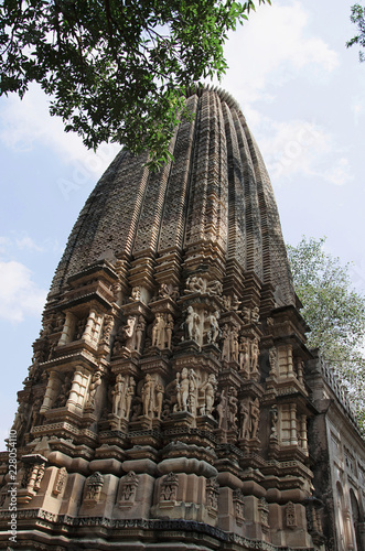 ADINATH TEMPLE, Facade - Top View, Eastern Group, Khajuraho, Madhya Pradesh, UNESCO World Heritage Site