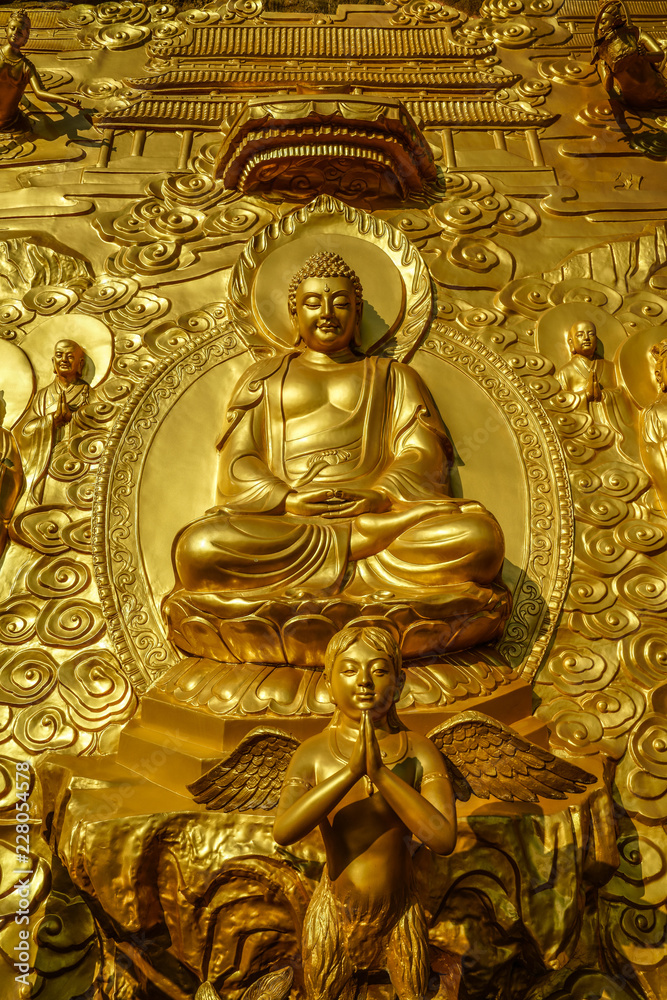 Bling Buddha statue