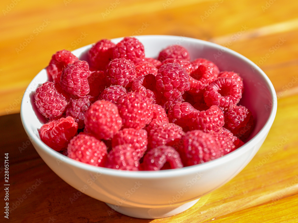 Late fall raspberries crop Late fall raspberries crop