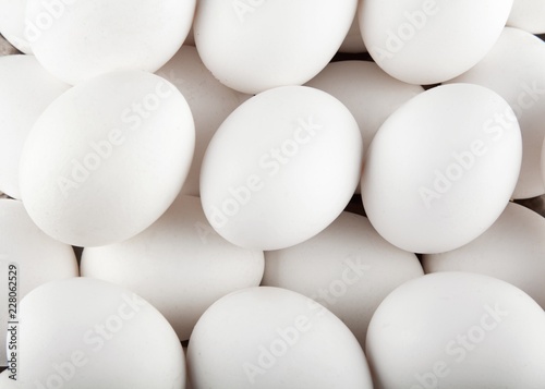 White Eggs Top-down View Close-up