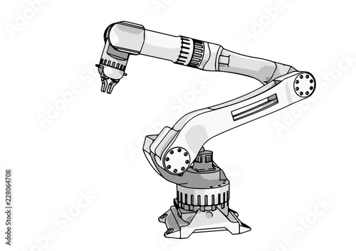 robotic arm vector