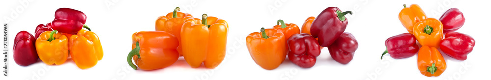 Capsicum annuum cultivars. Collage Capsicum annuum cultivars. Collage