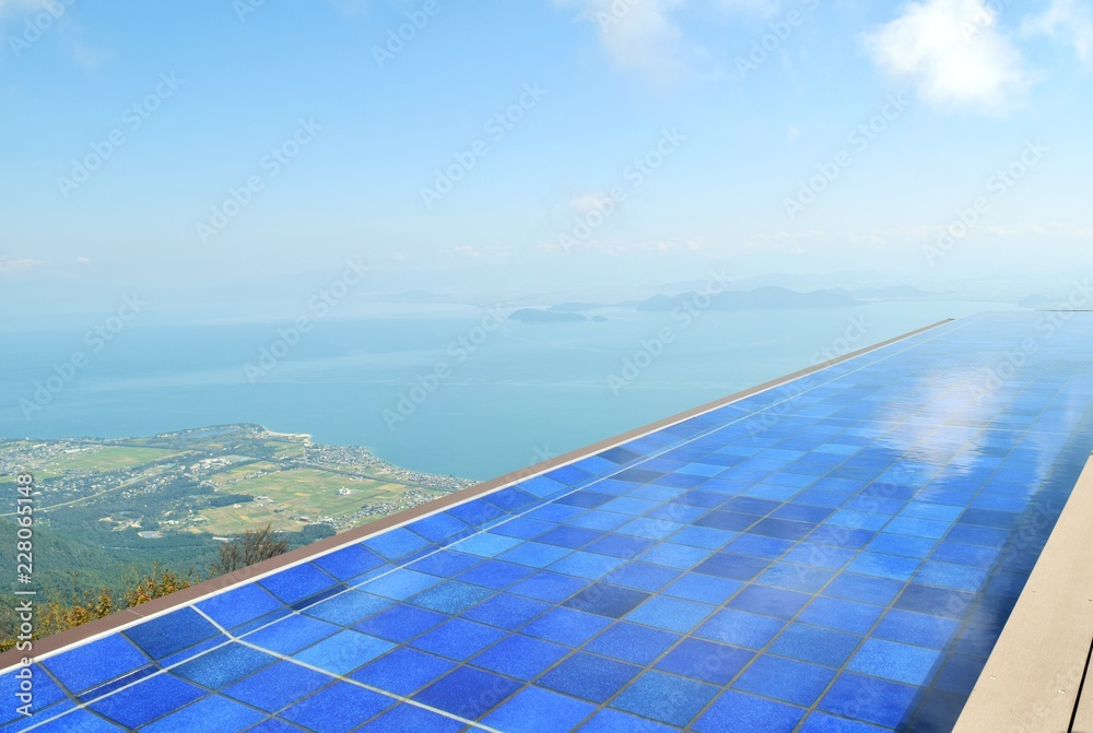 びわ湖テラスから眺める琵琶湖の風景 びわ湖バレイ 滋賀県 Stock 写真 Adobe Stock