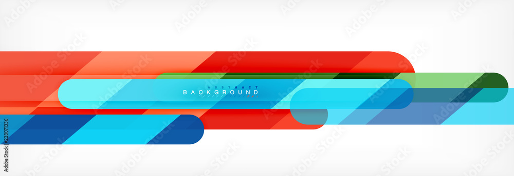 Abstract colorful lines, modern geometric background design