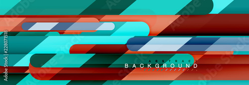 Abstract colorful lines, modern geometric background design