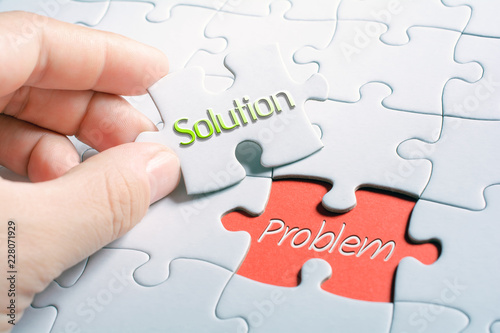 The Words Solution And Problem In Missing Piece Jigsaw Puzzle