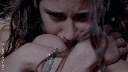woman in distress