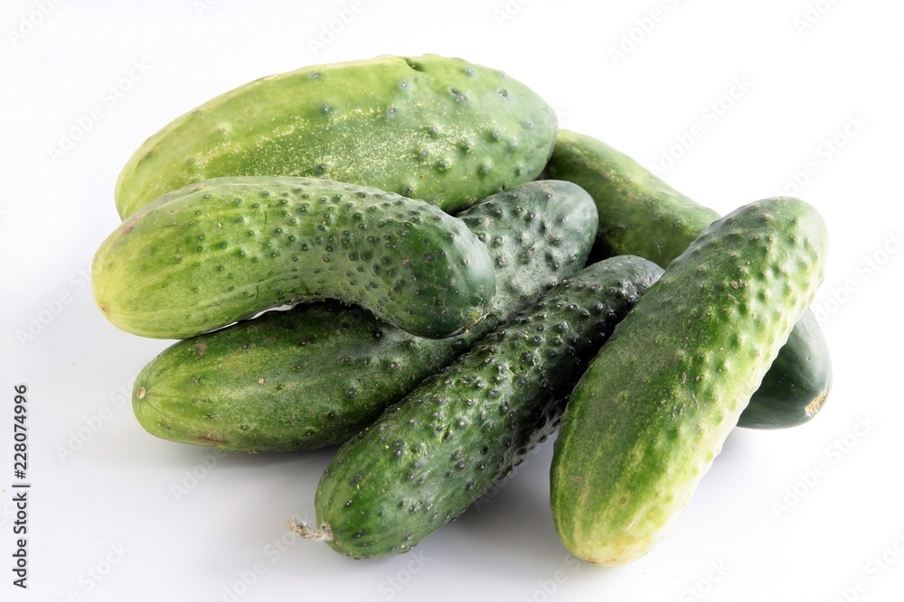 green cucumbers for tasty salad green cucumbers for tasty salad