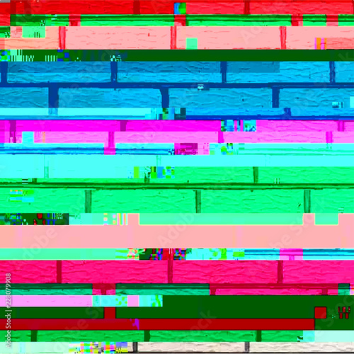 Abstract Glitched Background