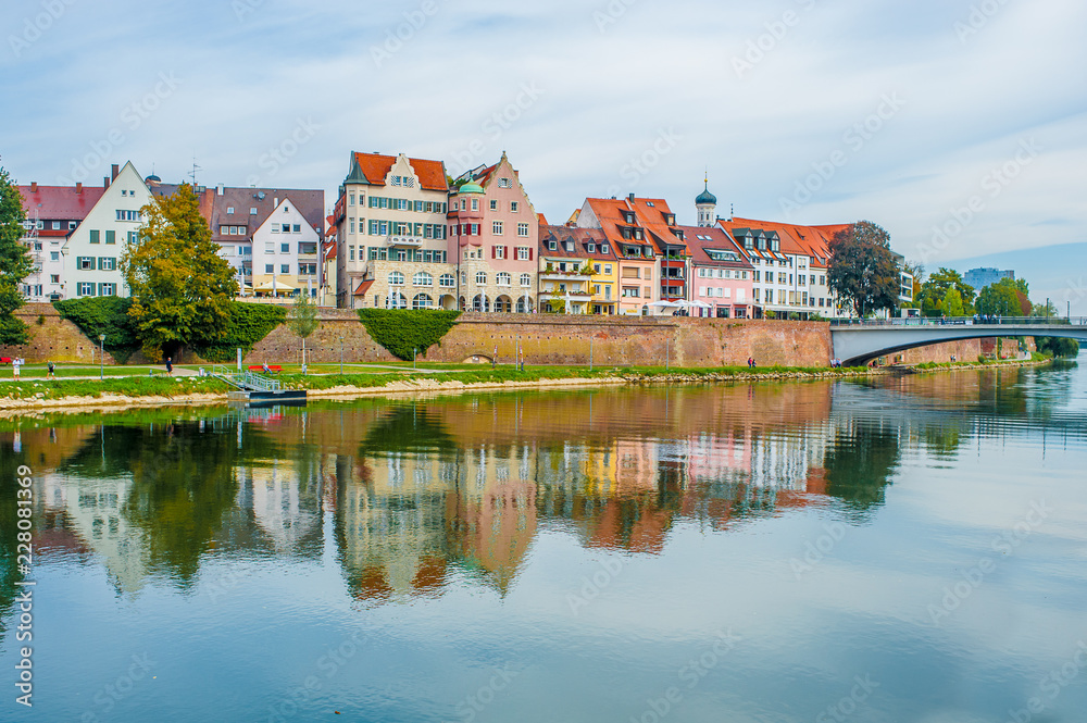 Panorama view of Ulm, Germany