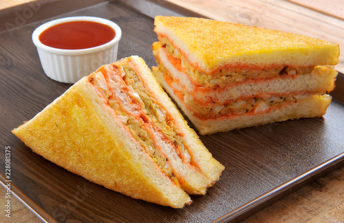 Pizza Sandwich / Club Sandwich, a light refreshing snack for everyone 