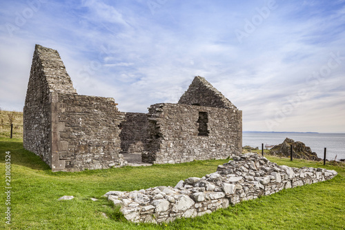 St Ninian's Chapel at the Isle of Whithorn, Wigtownshire, Scotland photo