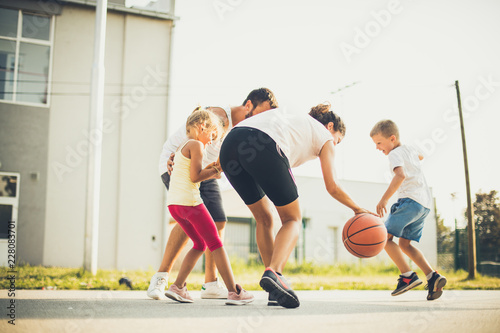 Sports family.
