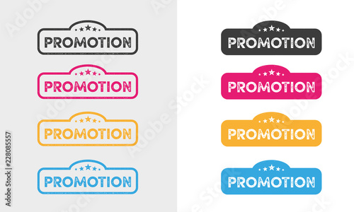 Promotion étiquettes