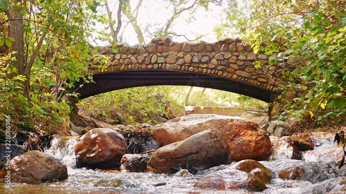 Bridge Over a Rocky Creek