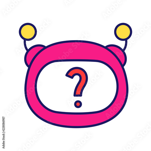 Help chatbot color icon