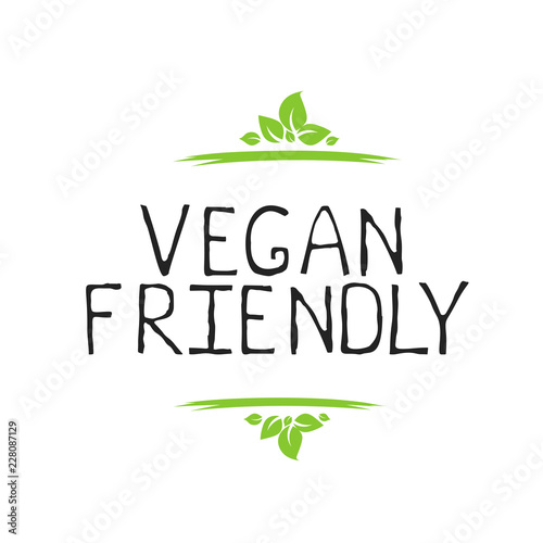 Vegan friendly label and high quality product badges. Bio Home made food Organic product Pure healthy Eco food organic, bio and natural product icon. Emblems for cafe, packaging etc. Vector