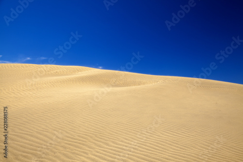 sand pattern on dunes